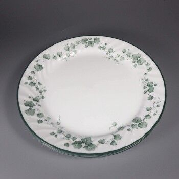 Corelle Callaway Ivy Dinner Plates Scalloped Set Of